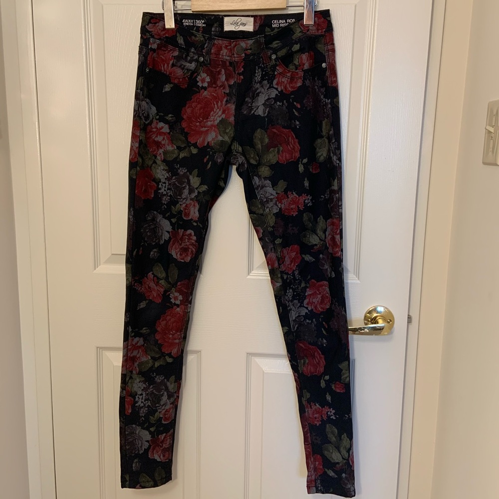 Flower print Lola jeans